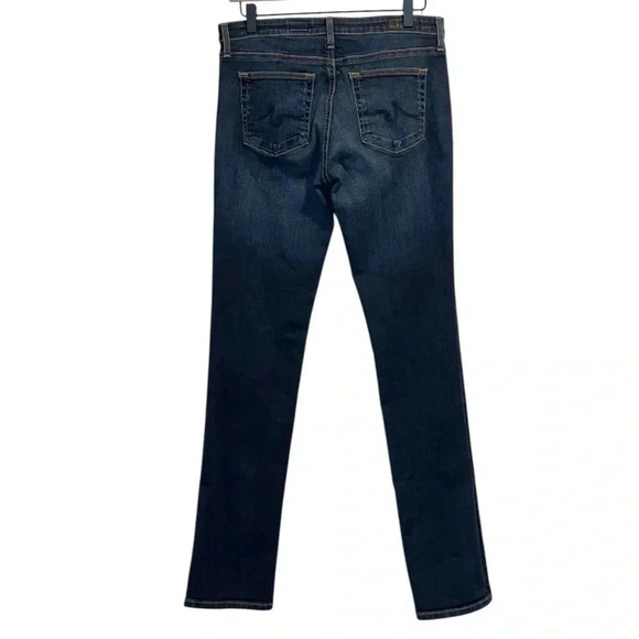 AG Adriano Goldschmied Harper Essential Straight Jeans, Mid-Rise, Med/Dark  28R - Picture 3 of 12
